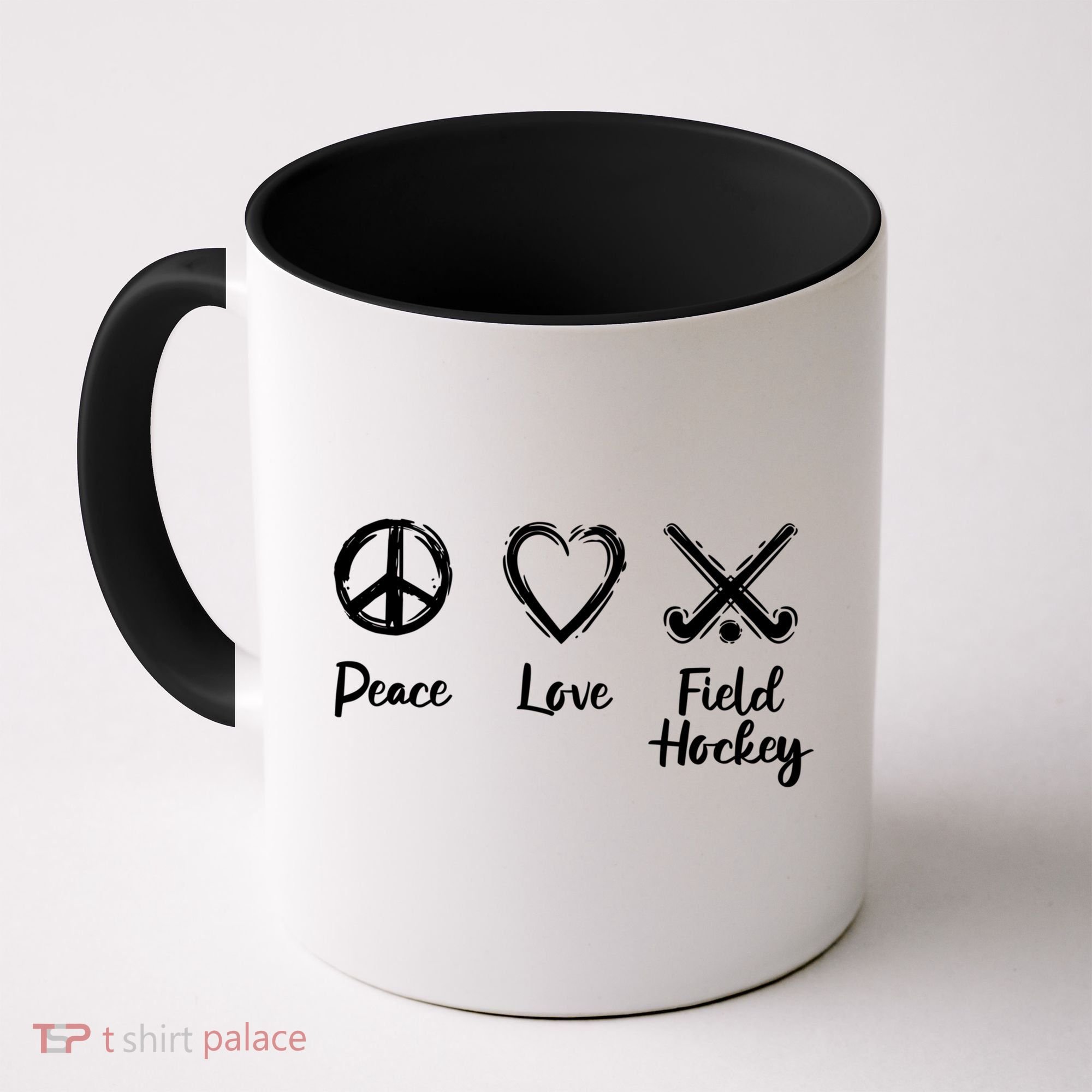 I Love Field Hockey Gift Coffee Mug