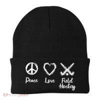 I Love Field Hockey Gift Beanie thumb 0