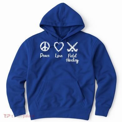 I Love Field Hockey Gift Hoodie