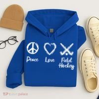 I Love Field Hockey Gift Hoodie thumb 4