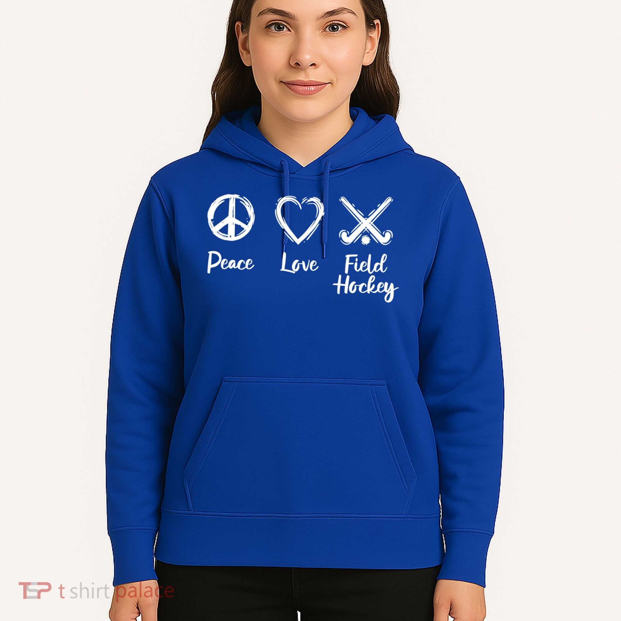 I Love Field Hockey Gift Hoodie