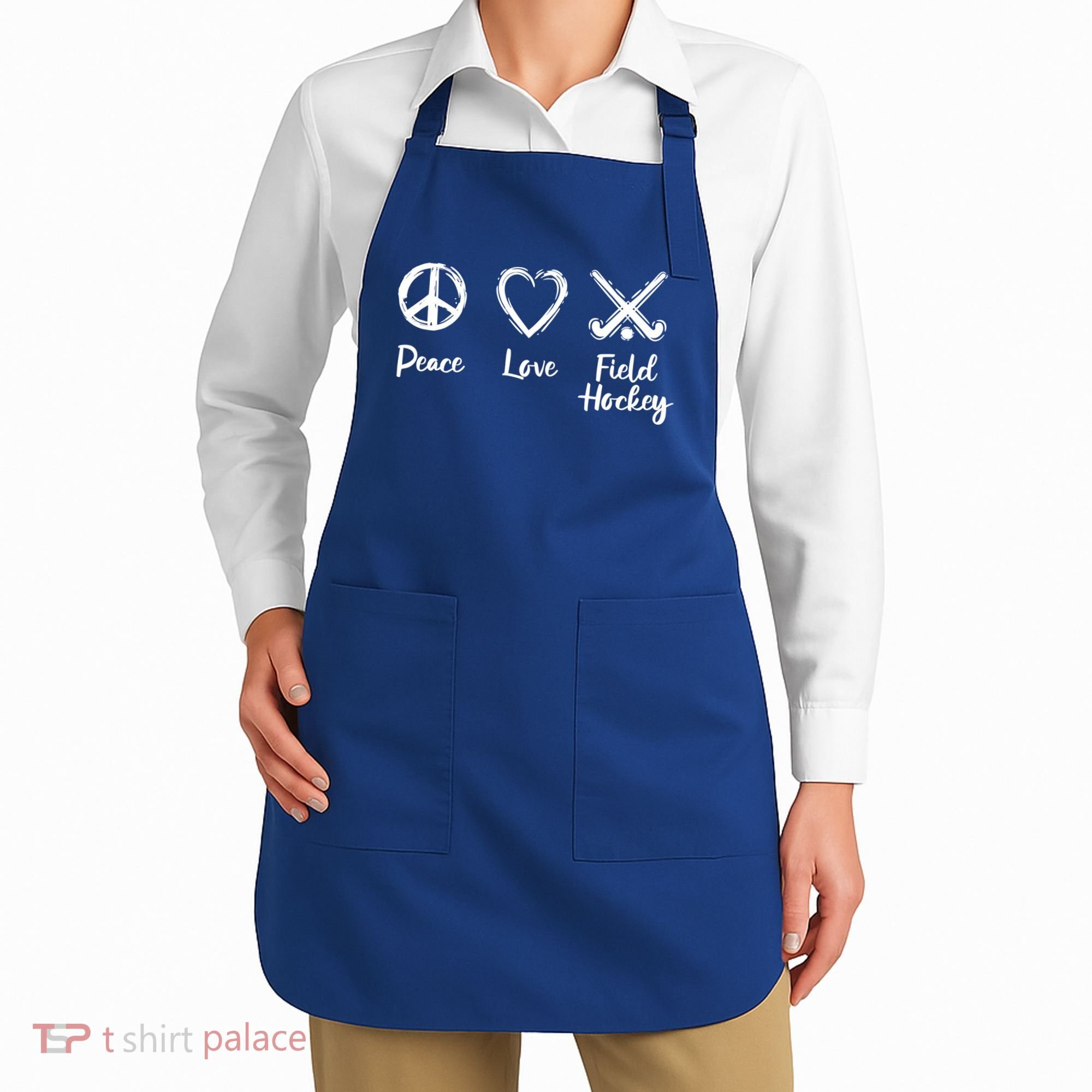 I Love Field Hockey Gift Apron