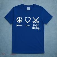 I Love Field Hockey Gift T-Shirt thumb 5