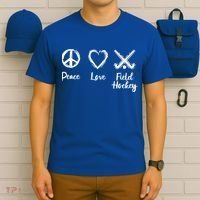 I Love Field Hockey Gift T-Shirt thumb 6