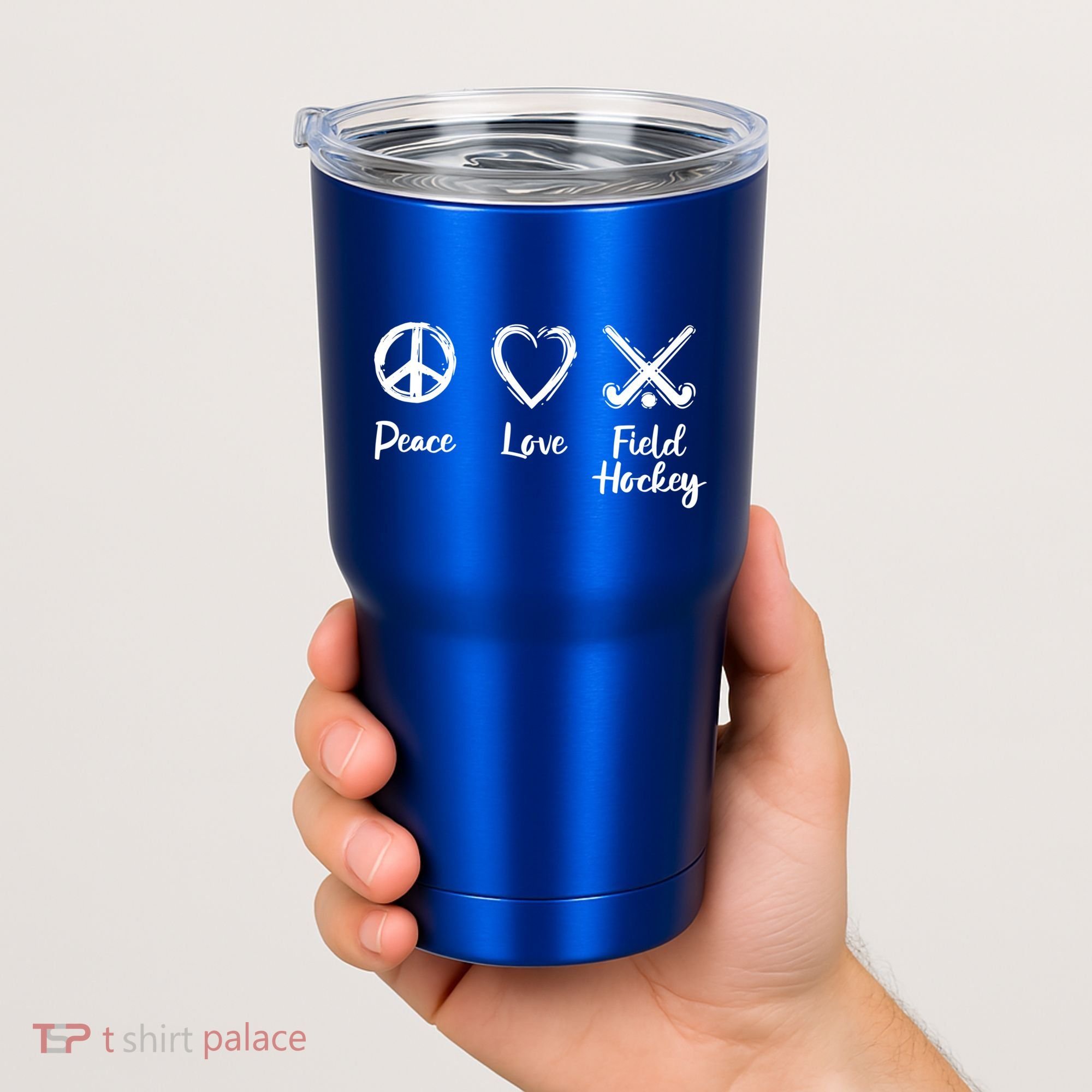 I Love Field Hockey Gift Tumbler