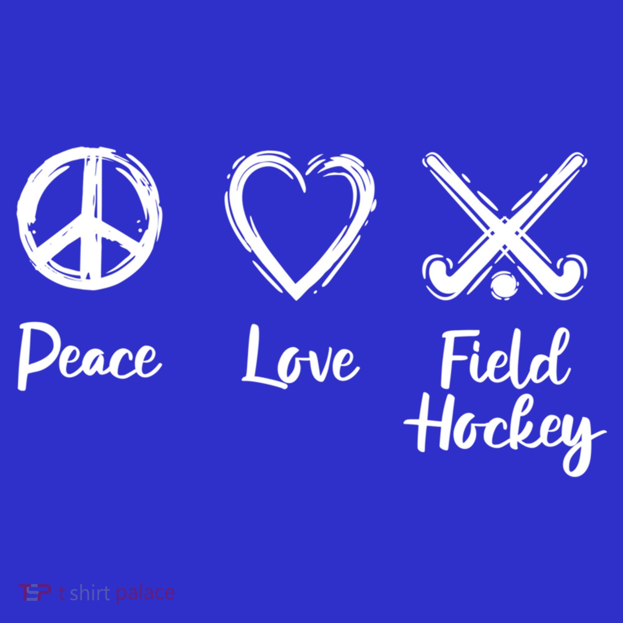 I Love Field Hockey Gift Mousepad