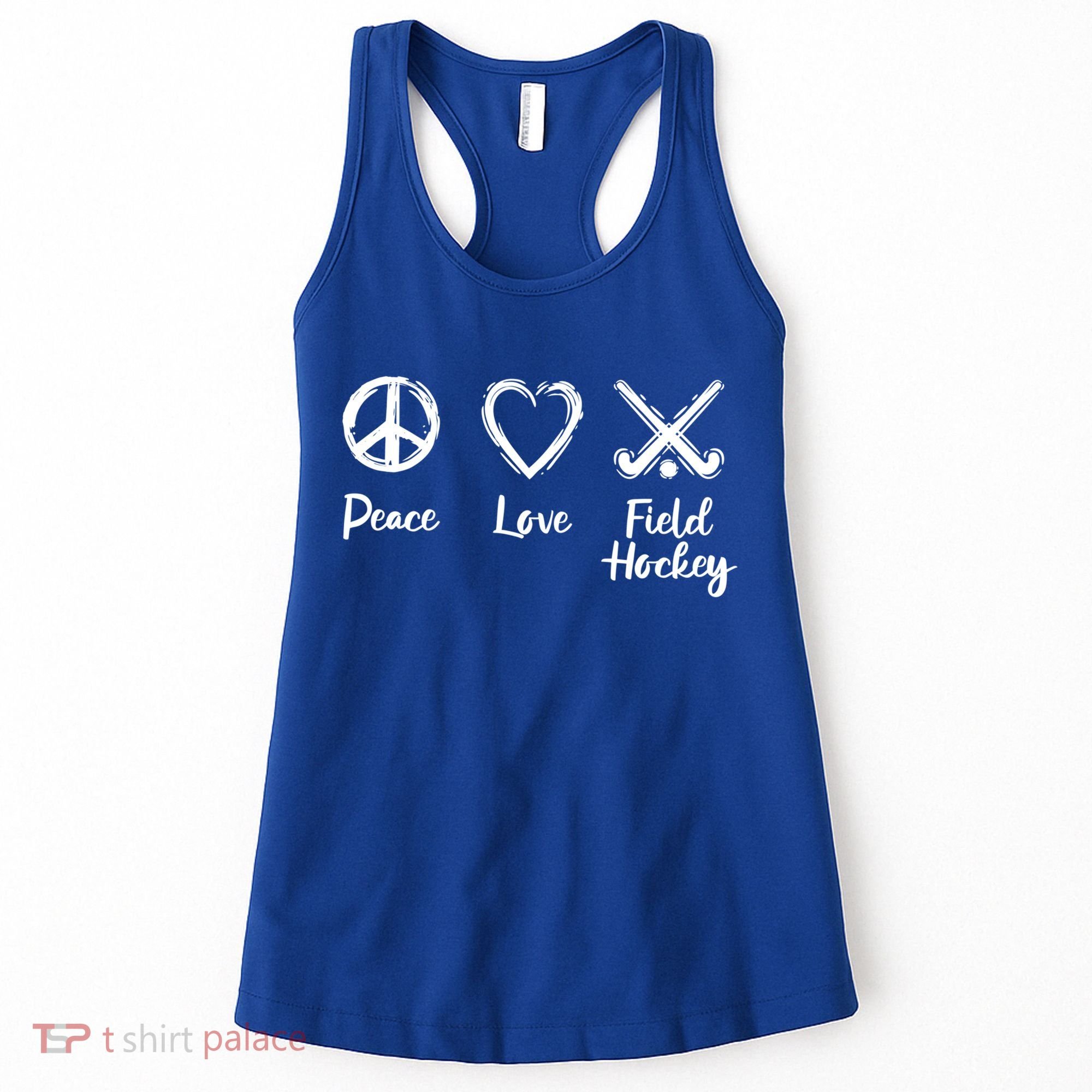 I Love Field Hockey Gift Women's Tank Top