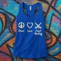 I Love Field Hockey Gift Women's Tank Top thumb 3