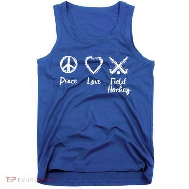 I Love Field Hockey Gift Tank Top