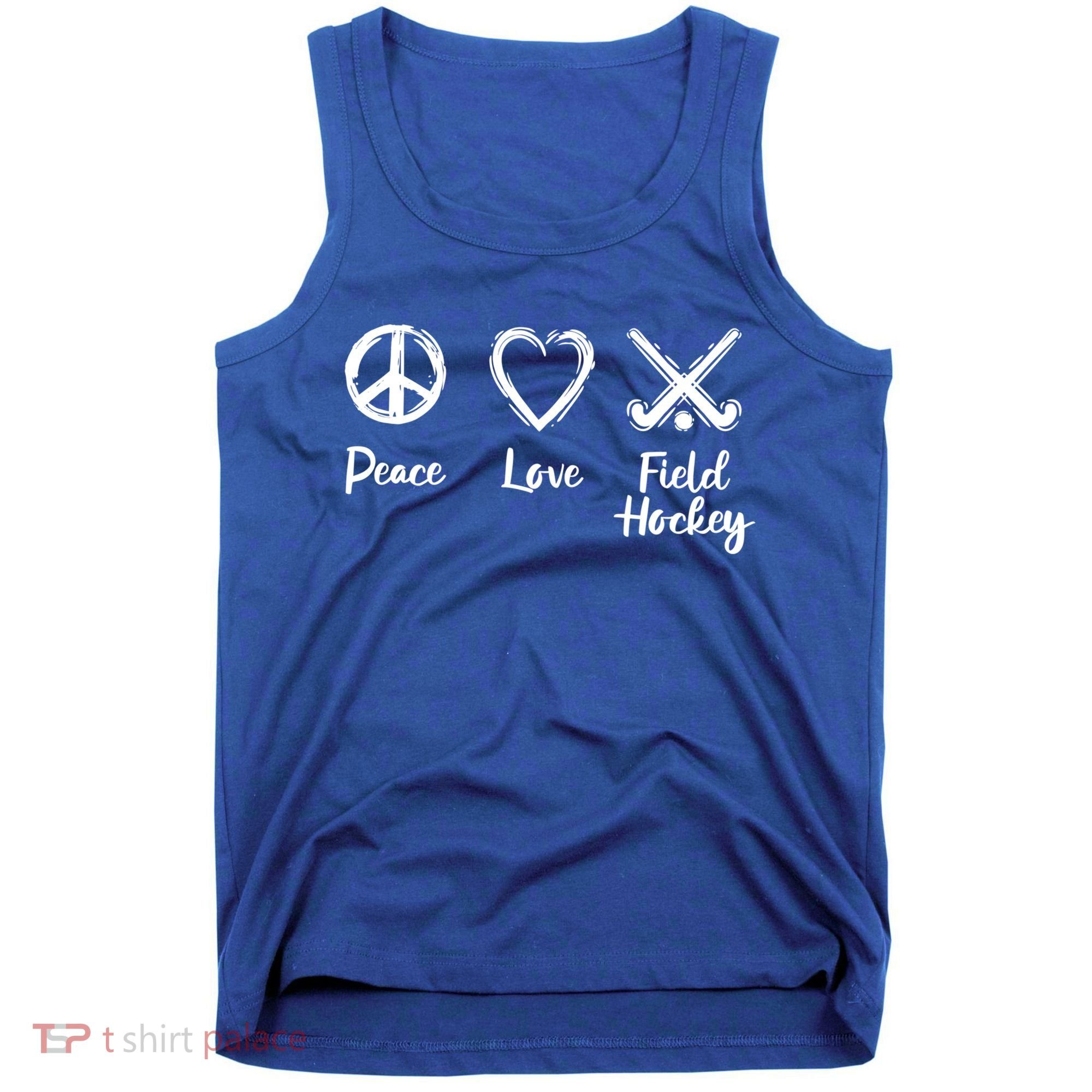 I Love Field Hockey Gift Tank Top