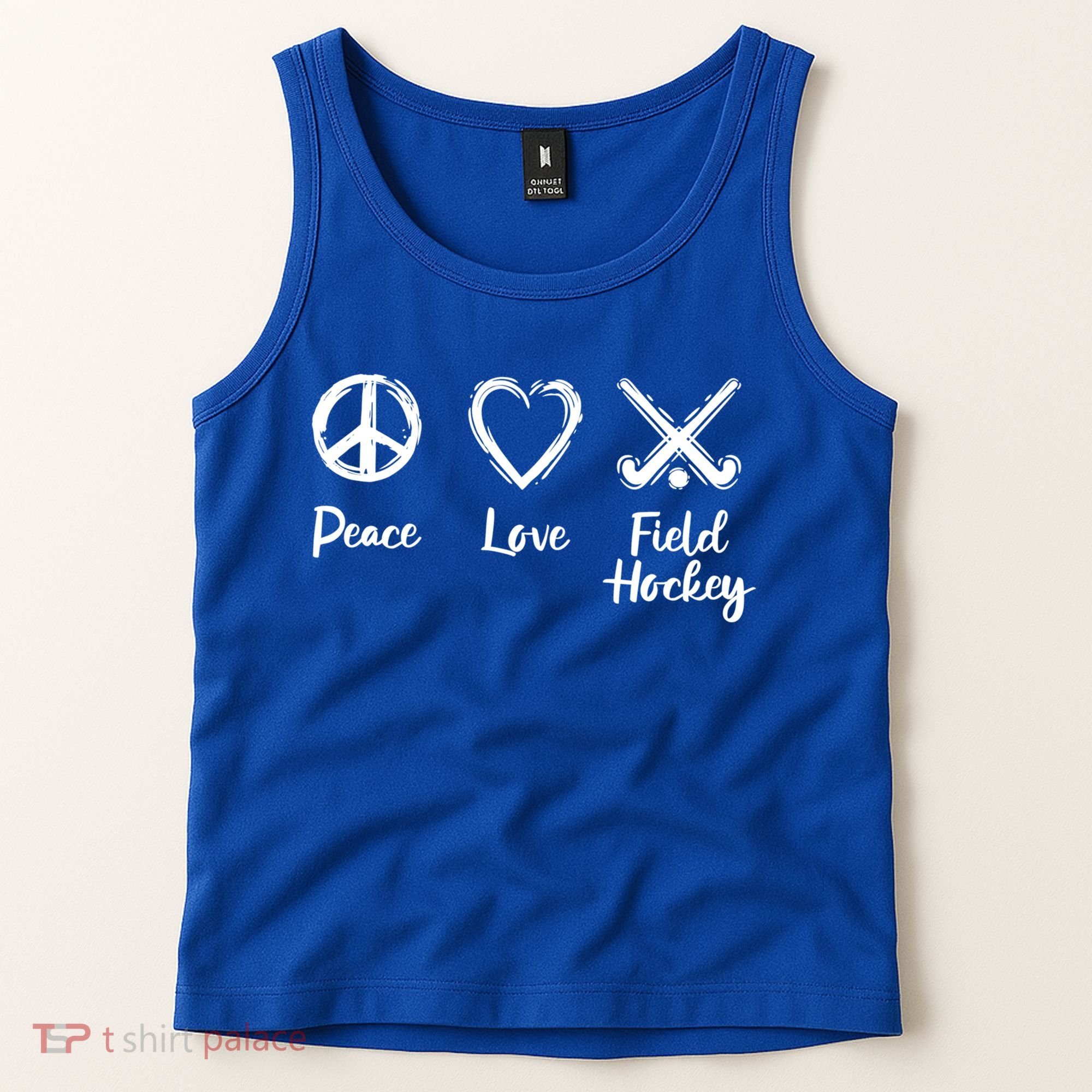 I Love Field Hockey Gift Tank Top