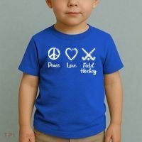 I Love Field Hockey Gift Toddler T-Shirt thumb 2