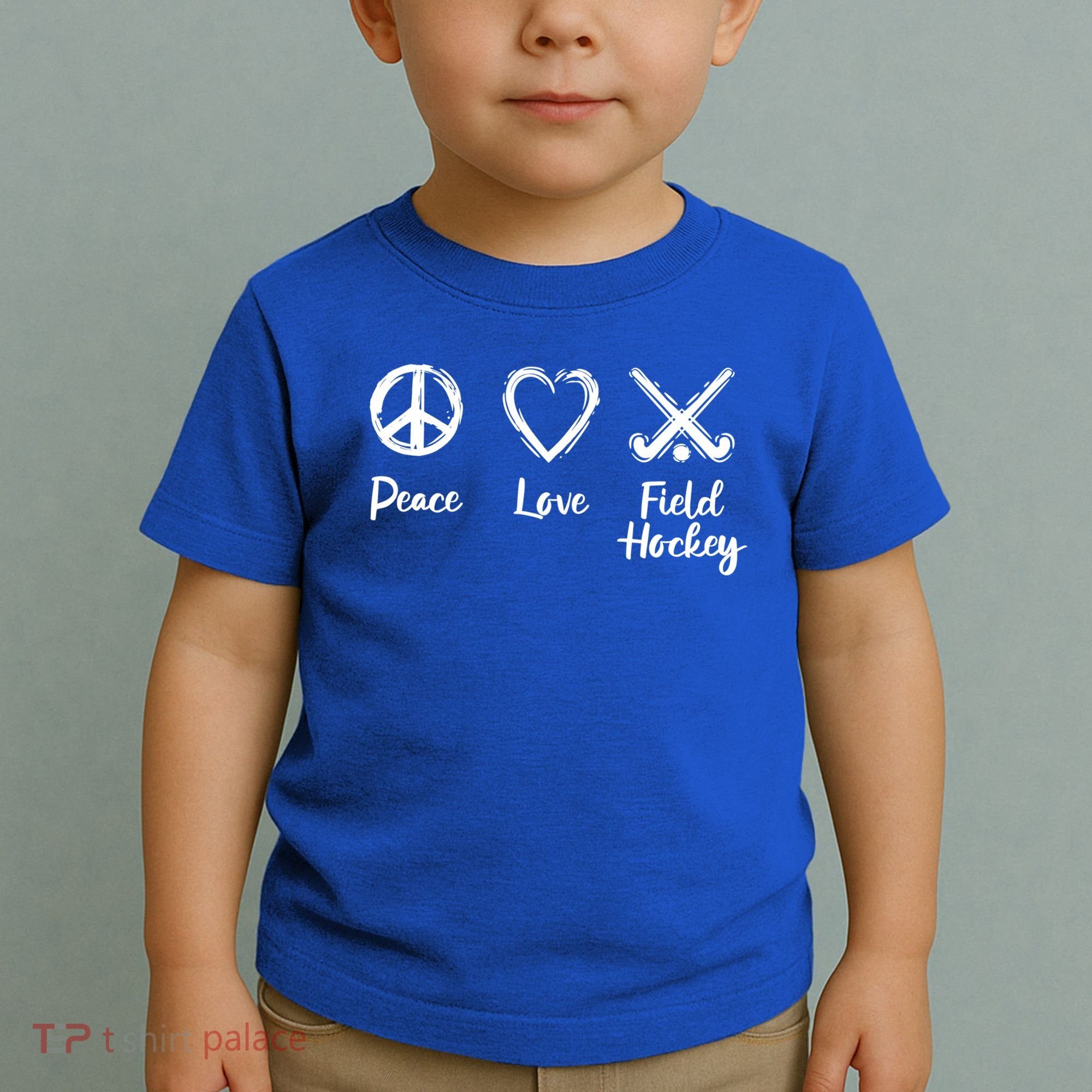 I Love Field Hockey Gift Toddler T-Shirt