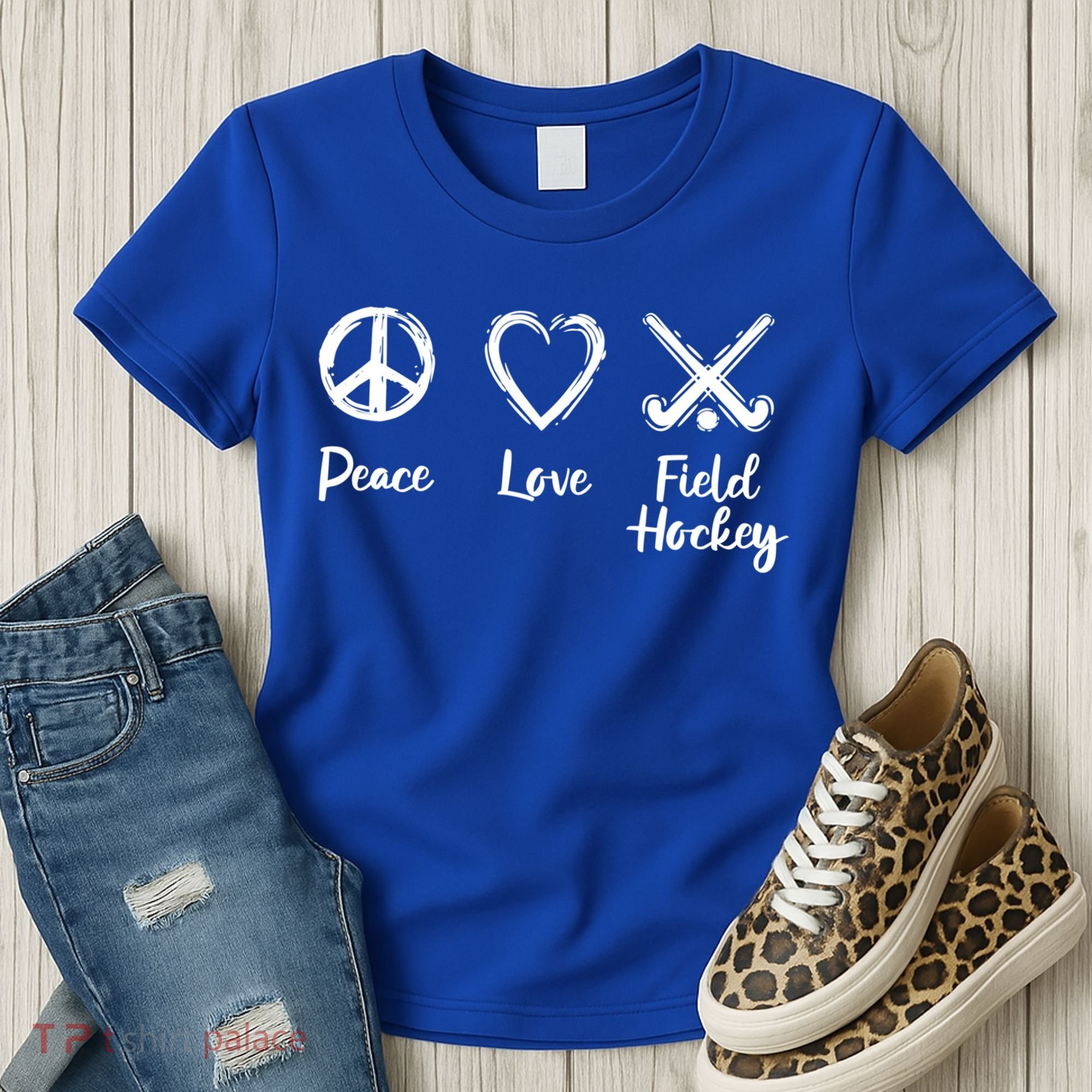 I Love Field Hockey Gift Women's T-Shirt