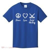 I Love Field Hockey Gift Kids T-Shirt thumb 0