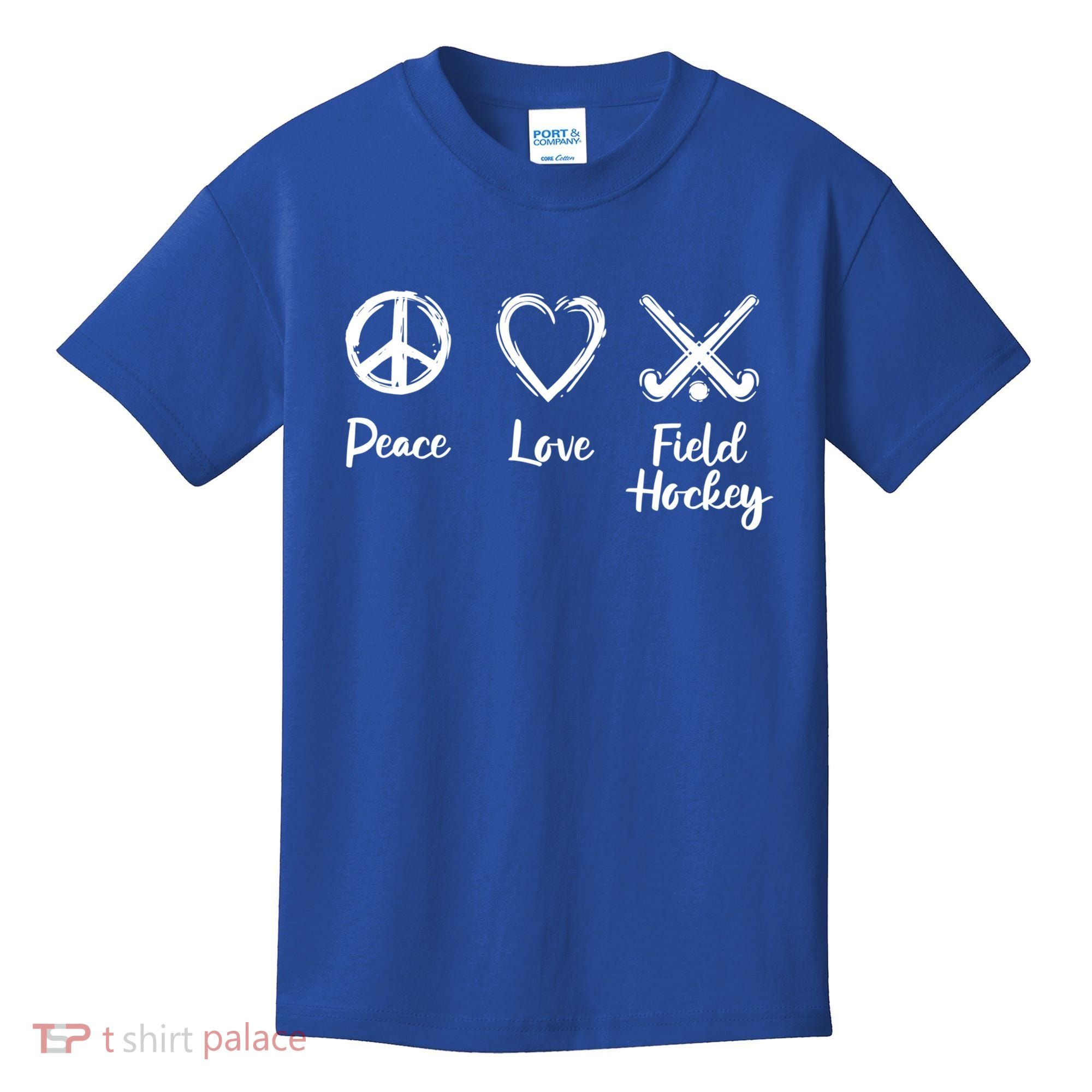 I Love Field Hockey Gift Kids T-Shirt