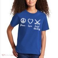 I Love Field Hockey Gift Kids T-Shirt thumb 2