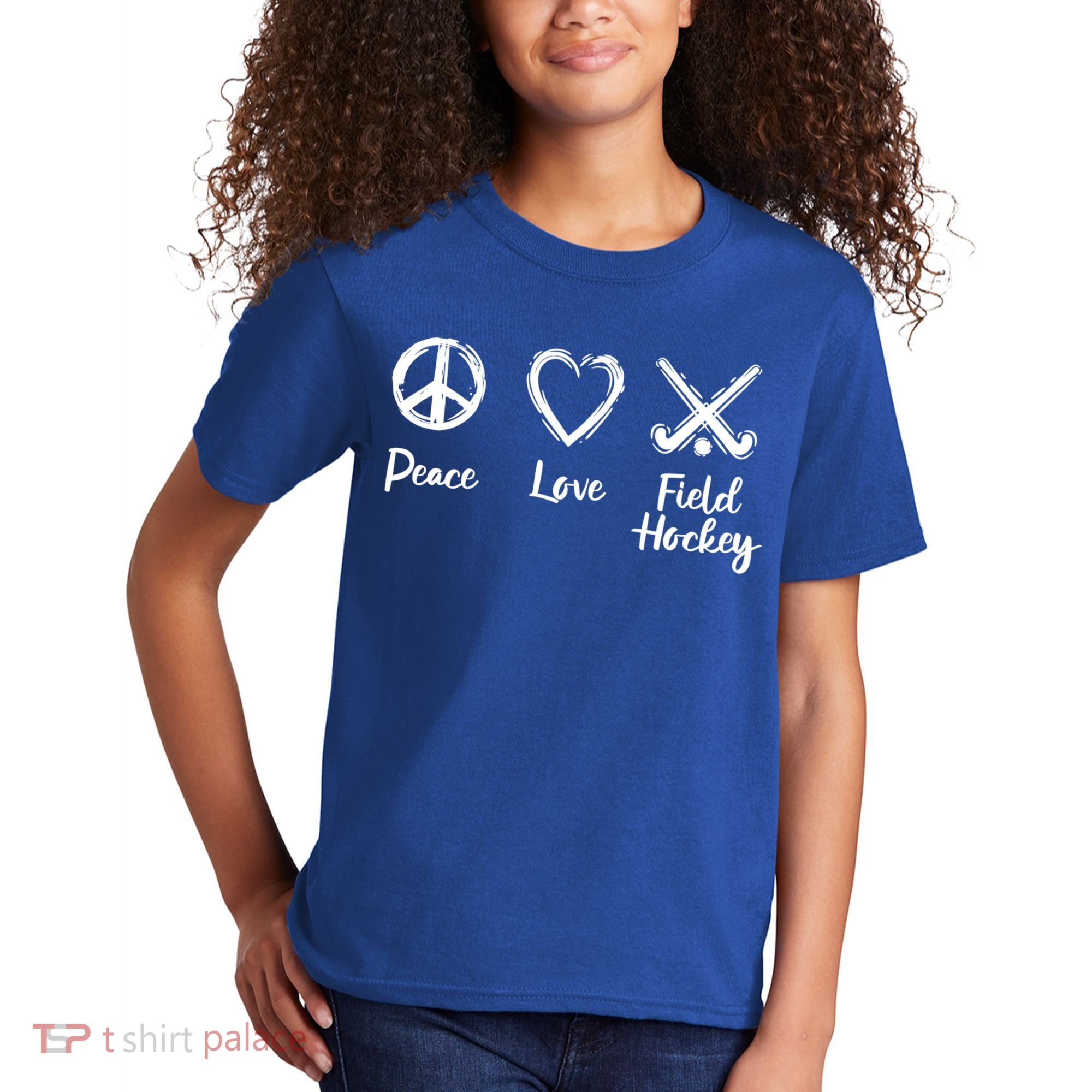 I Love Field Hockey Gift Kids T-Shirt