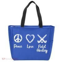 I Love Field Hockey Gift Tote Bag thumb 0