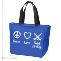 I Love Field Hockey Gift Tote Bag thumb 3