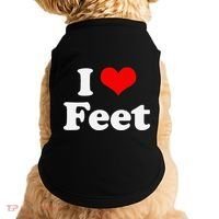 I Love Feet I Heart Feet Doggie Tank thumb 0