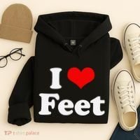I Love Feet I Heart Feet Hoodie thumb 4