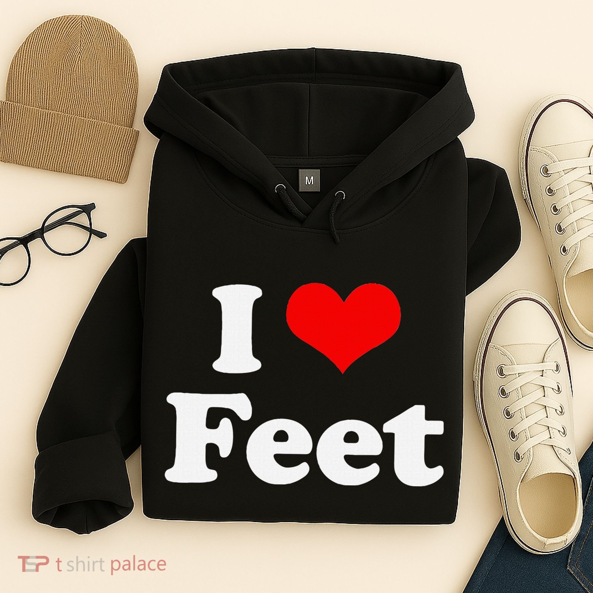 I Love Feet I Heart Feet Hoodie