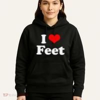 I Love Feet I Heart Feet Hoodie thumb 5