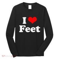 I Love Feet I Heart Feet Long Sleeve Shirt thumb 0