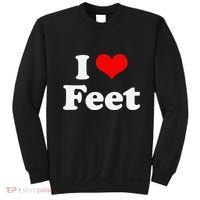 I Love Feet I Heart Feet Sweatshirt thumb 0