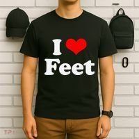 I Love Feet I Heart Feet T-Shirt thumb 6