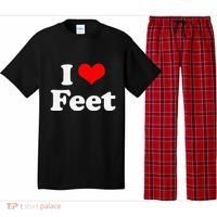 I Love Feet I Heart Feet Pajama Set thumb 0