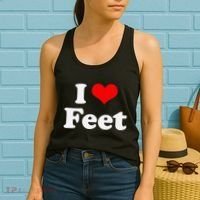 I Love Feet I Heart Feet Women's Tank Top thumb 2