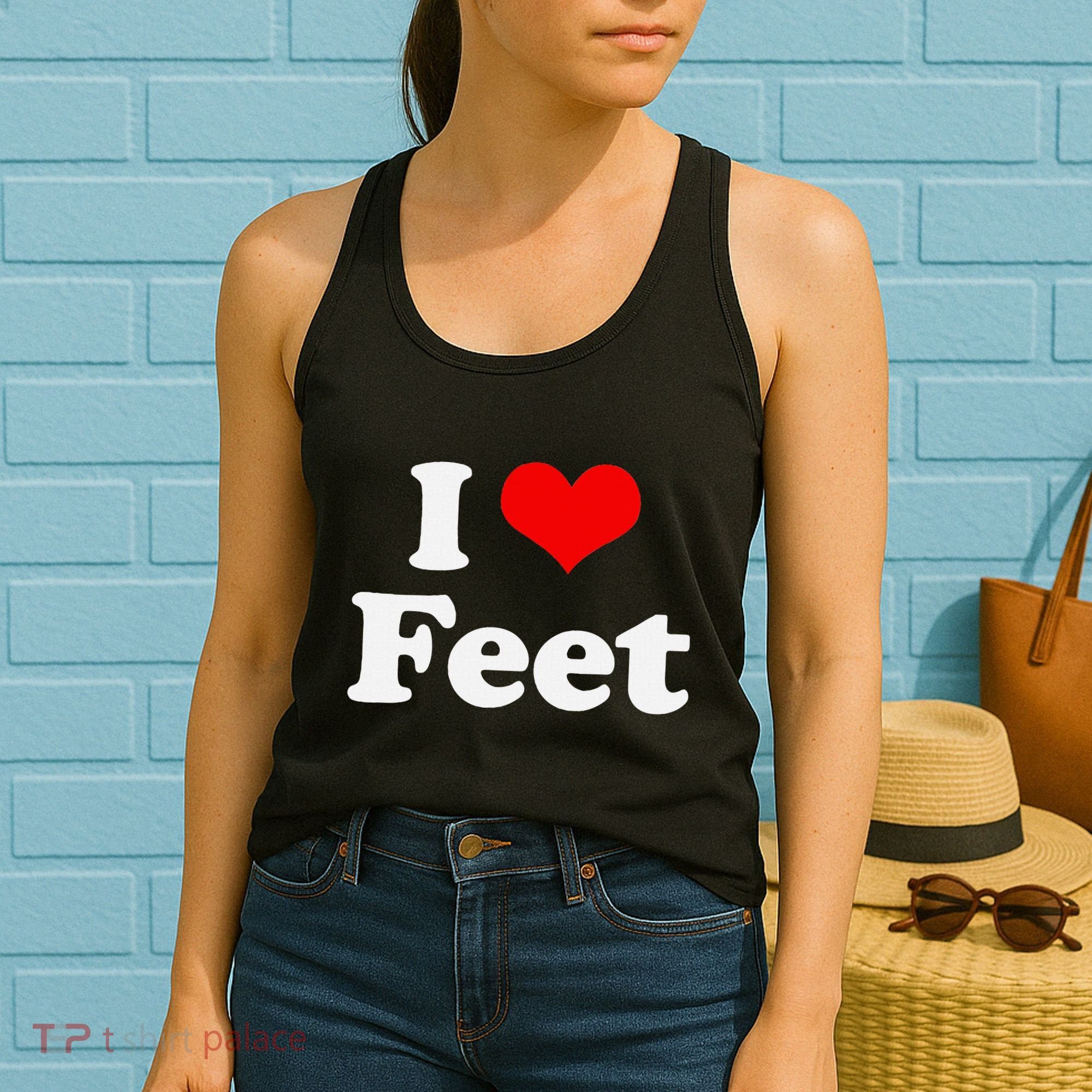 I Love Feet I Heart Feet Women's Tank Top