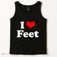 I Love Feet I Heart Feet Tank Top thumb 2