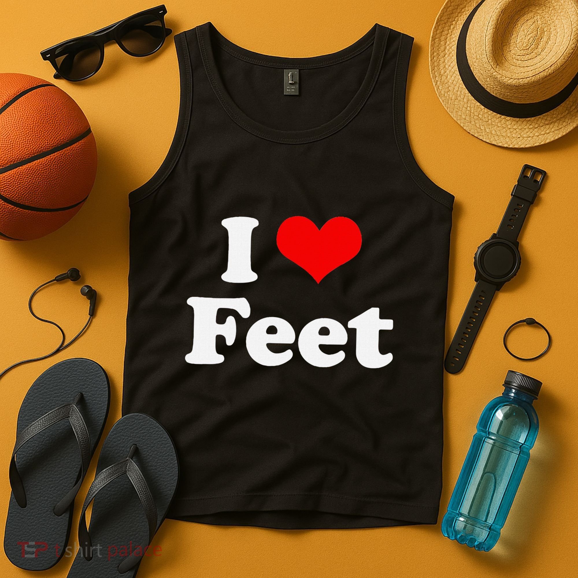 I Love Feet I Heart Feet Tank Top
