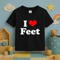 I Love Feet I Heart Feet Toddler T-Shirt thumb 3
