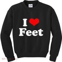 I Love Feet I Heart Feet Kids Sweatshirt thumb 0