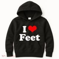 I Love Feet I Heart Feet Kids Hoodie thumb 0