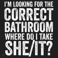 I’M Looking For The Correct Bathroom Where Do I Take A She/It? Funny Sarcastic Tumbler thumb 3