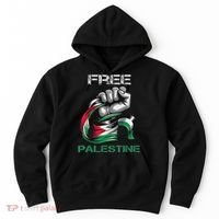 I Love Free Palestine Flag Save Gaza Strip Palestinian Hoodie thumb 0