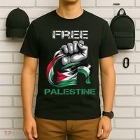 I Love Free Palestine Flag Save Gaza Strip Palestinian T-Shirt thumb 6