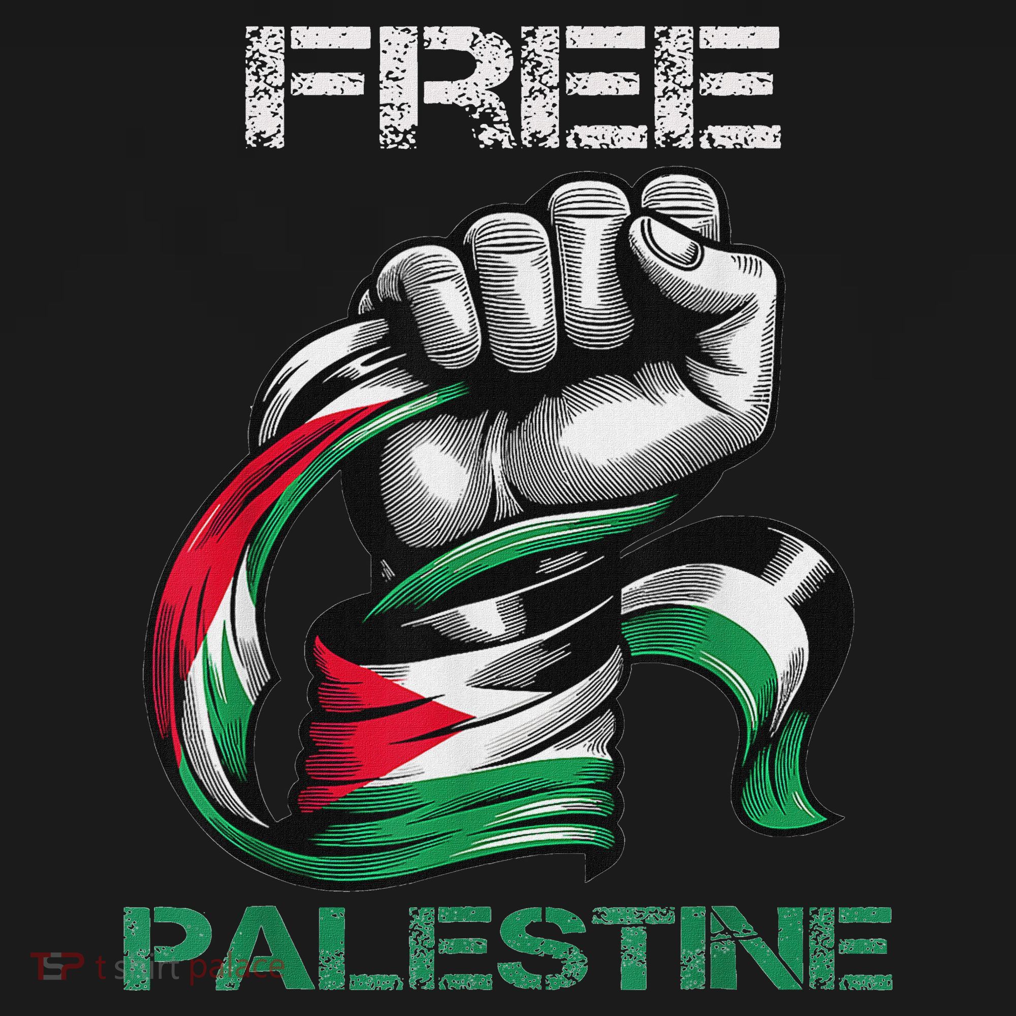 I Love Free Palestine Flag Save Gaza Strip Palestinian Women's Hoodie