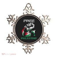I Love Free Palestine Flag Save Gaza Strip Palestinian Ornament thumb 0