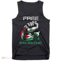I Love Free Palestine Flag Save Gaza Strip Palestinian Tank Top thumb 0