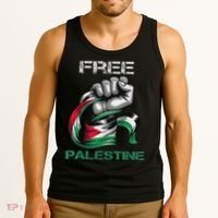 I Love Free Palestine Flag Save Gaza Strip Palestinian Tank Top thumb 3