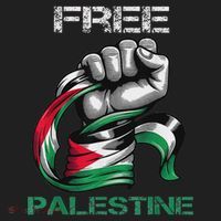 I Love Free Palestine Flag Save Gaza Strip Palestinian Golf Towel thumb 3