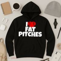 I Love Fat Pitches Hoodie thumb 3