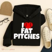 I Love Fat Pitches Hoodie thumb 4