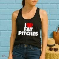 I Love Fat Pitches Women's Tank Top thumb 2
